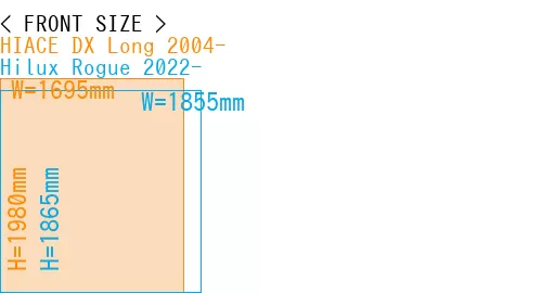 #HIACE DX Long 2004- + Hilux Rogue 2022-